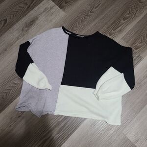 Color Block Sweater by Ecowish Size M